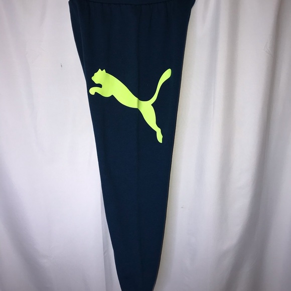 Puma Boys small kids green jogger - Picture 3 of 3